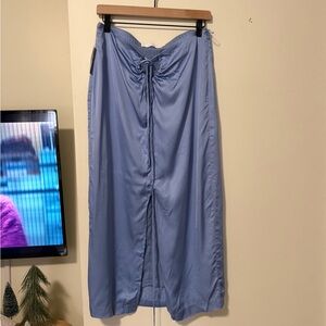 Astr Light Blue Halter Skirt